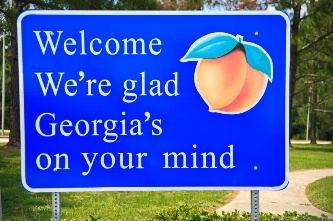 Welcome to Georgia sign